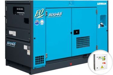 Дизельный генератор Airman SDG45SE в кожухе с АВР