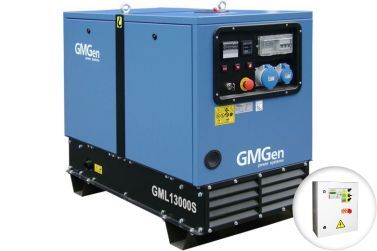 Дизельный генератор GMGen GML13000S в кожухе с АВР