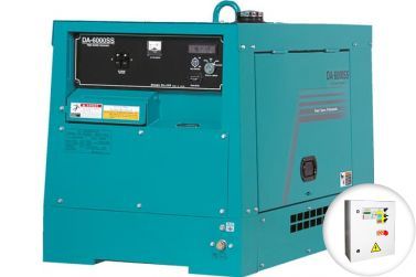 Дизельный генератор Denyo DA-6000SS в кожухе с АВР