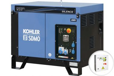 Дизельный генератор KOHLER-SDMO DIESEL 10 LC A SILENCE C5 в кожухе с АВР
