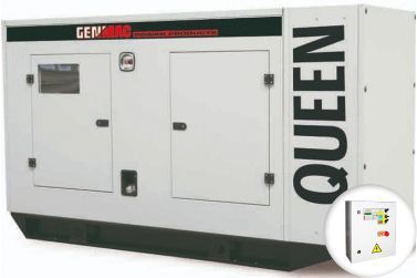 Дизельный генератор Genmac QUEEN G170IS в кожухе с АВР