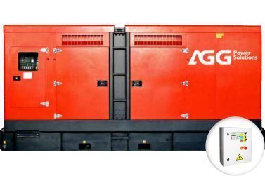 Дизельный генератор AGG DE388D5 в кожухе с АВР