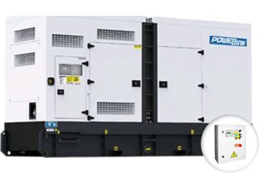 Дизельный генератор PowerLink GMS250CS в кожухе с АВР