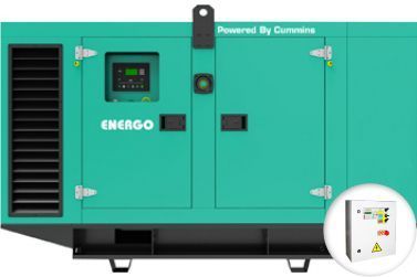 Дизельный генератор Energo AD200-T400C-S в кожухе с АВР