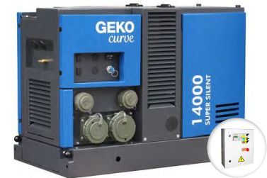 Бензиновый генератор Geko 14000 ED-S/SEBA SS curve в кожухе с АВР