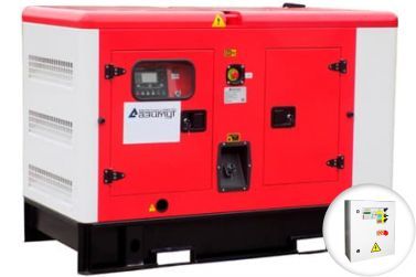 Дизельный генератор Азимут АД-120С-Т400-2РКМ16 в кожухе с АВР