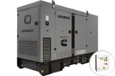 Дизельный генератор Genbox CM100-S в кожухе с АВР