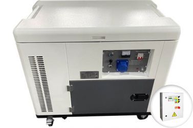 Дизельный генератор Амперос LDG 12000S-3 в шумозащитном кожухе с АВР