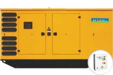 Дизельный генератор Aksa APD 525 C в кожухе с АВР