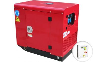 Дизельный генератор Амперос LDG 15000S-3 в шумозащитном кожухе с АВР