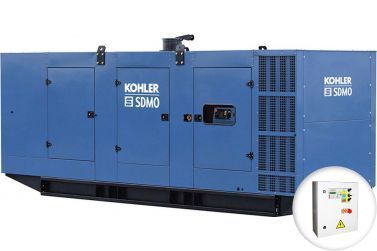 Дизельный генератор KOHLER-SDMO KD 900 в кожухе с АВР