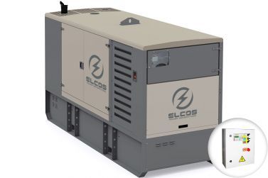 Дизельный генератор ELCOS GE.DZA.080/073.SS в кожухе с АВР