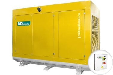 Дизельный генератор Mitsudiesel АД-16С-Т400-2РПМ29 в капоте с АВР