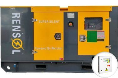 Дизельный генератор Rensol RC220HC в кожухе с АВР
