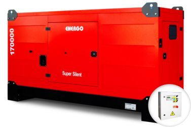 Дизельный генератор Energo EDF 170/400 IV S в кожухе с АВР
