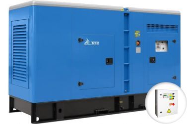 Дизельный генератор ТСС АД-200С-Т400-2РКМ17 в кожухе с АВР