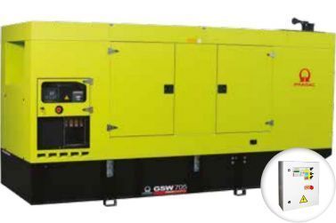 Дизельный генератор Pramac GSW415V в кожухе с АВР