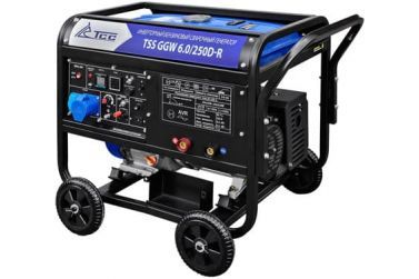 Сварочный бензиновый генератор ТСС GGW 6.0/250D-R