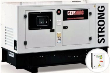 Дизельный генератор Genmac STRONG G60KS в кожухе с АВР