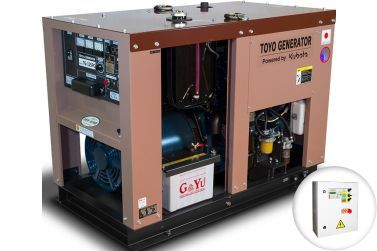 Дизельный генератор Toyo TG-12SPC в кожухе с АВР
