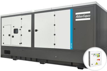 Дизельный генератор Atlas Copco QIS 1015 в кожухе с АВР