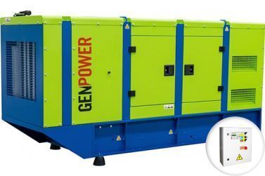 Дизельный генератор GenPower GNT-GNP 300 OTOSK в кожухе с АВР