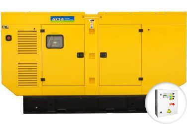 Дизельный генератор Aksa APD 250 A в кожухе с АВР