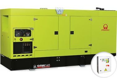 Дизельный генератор Pramac GSW545I в кожухе с АВР