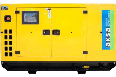 Дизельный генератор Aksa APD 30 C в кожухе