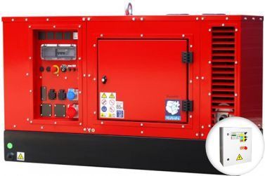 Дизельный генератор EUROPOWER EPS 20 TDE с ПОЖ в кожухе с АВР
