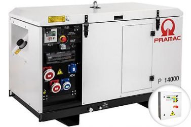 Дизельный генератор Pramac P14000 в кожухе с АВР