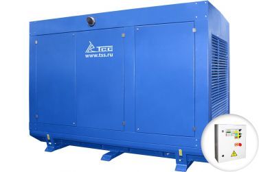 Дизельный генератор ТСС АД-320С-Т400-2РПМ5 в капоте с АВР