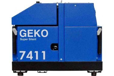 Бензиновый генератор Geko 7411 ED–AA/HHBA SS в кожухе