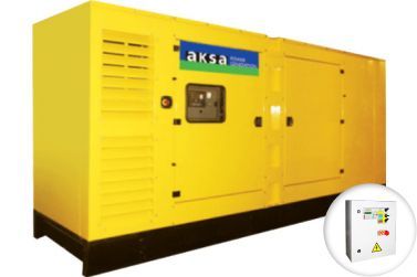 Дизельный генератор Aksa AD 710 в кожухе с АВР