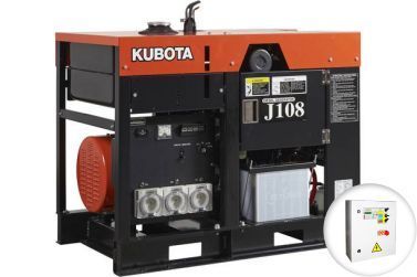 Дизельный генератор Kubota J 108 с АВР