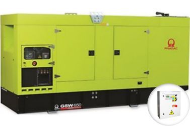 Дизельный генератор Pramac GSW650V в кожухе с АВР