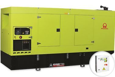 Дизельный генератор Pramac GSW720V в кожухе с АВР