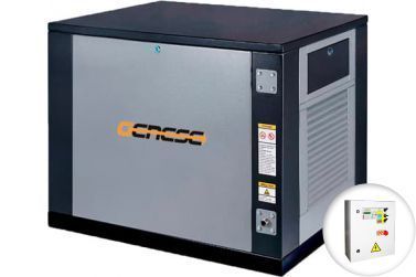 Газовый генератор Genese Standard 5000 Neva в кожухе с АВР