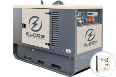 Дизельный генератор ELCOS GE.DZA.021/020.SS в кожухе с АВР
