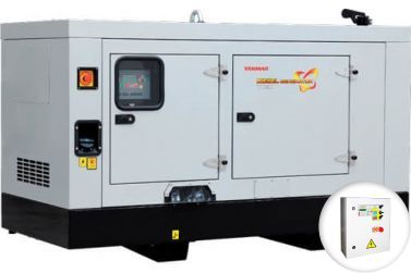 Дизельный генератор Yanmar YH 280 DSLS-5R в кожухе с АВР