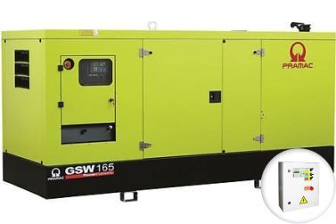 Дизельный генератор Pramac GSW165P в кожухе с АВР