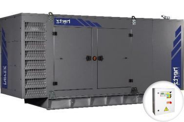 Дизельный генератор Hertz HG 450 PL в кожухе с АВР