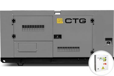 Дизельный генератор CTG 110PS в кожухе с АВР