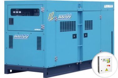 Дизельный генератор Airman SDG100S в кожухе с АВР