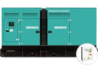 Дизельный генератор Energo YN425C-S в кожухе с АВР