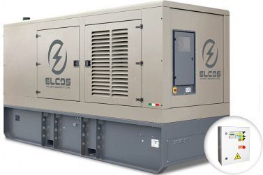 Дизельный генератор ELCOS GE.AI.440/400.SS в кожухе с АВР