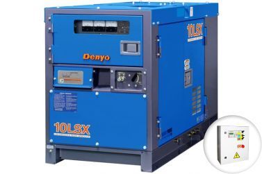 Дизельный генератор Denyo DCA-10LSX в кожухе с АВР