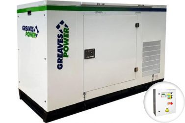 Дизельный генератор Greaves GPWII-PII-62.5C в кожухе с АВР