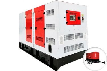 Дизельный генератор Азимут ЭД-400С-Т400-1РКМ6 в кожухе на шасси