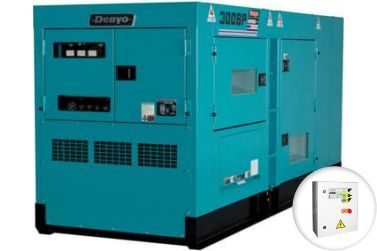 Дизельный генератор Denyo DCA-300SPK3 в кожухе с АВР